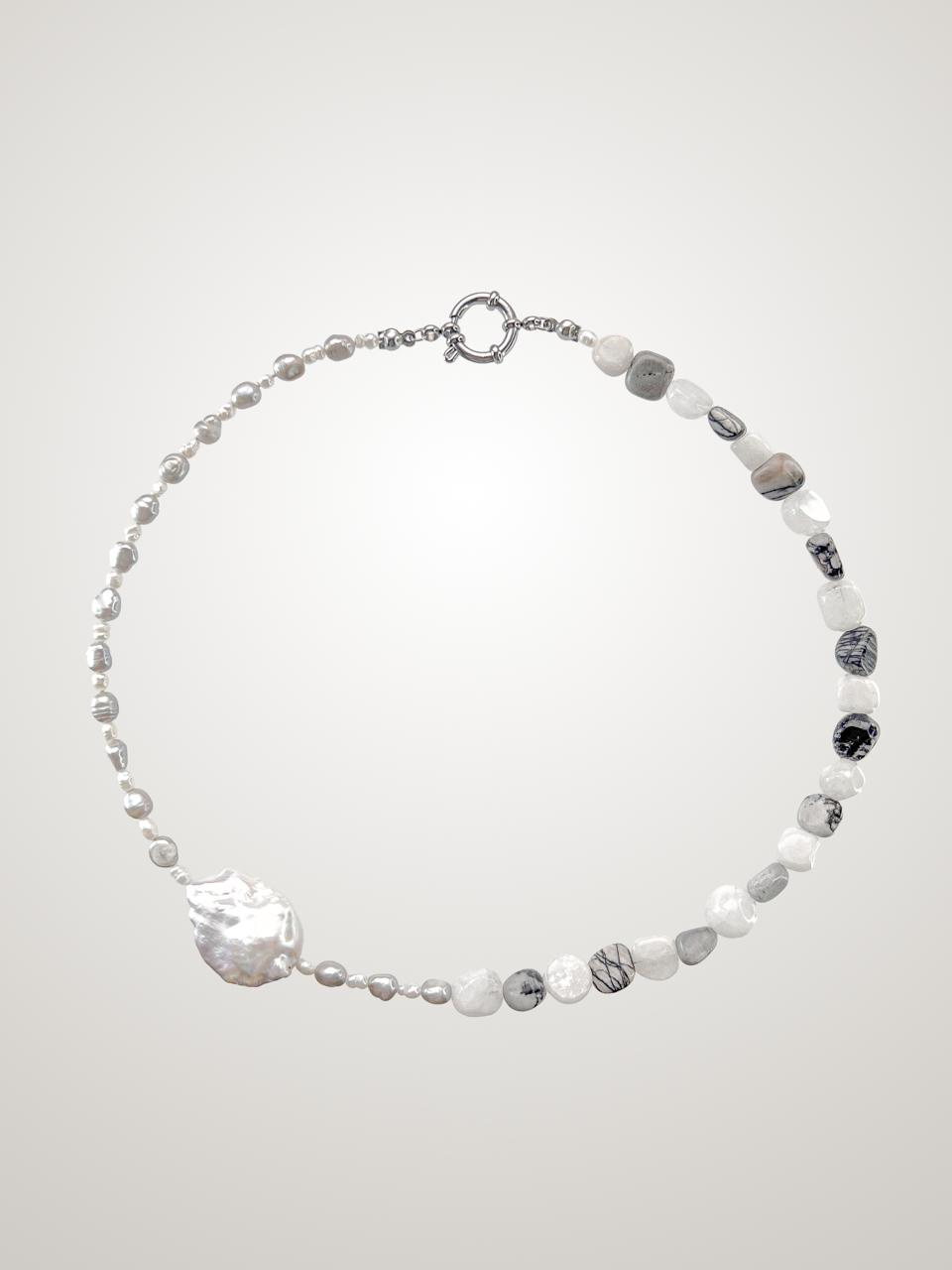 Echo of Marble Necklace