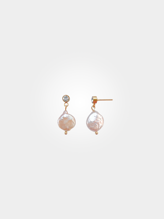 Luna Round Earrings